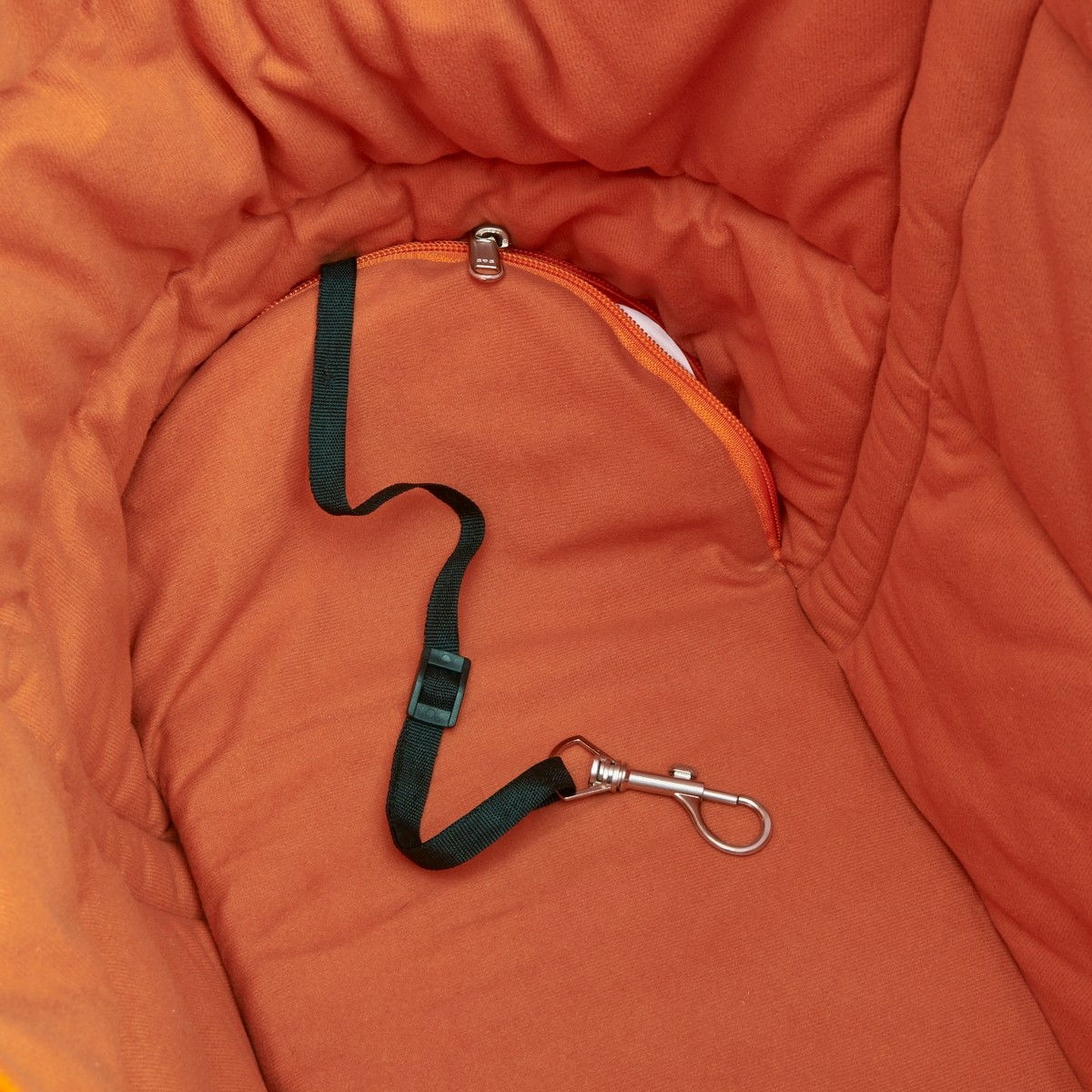 Little&Bigger Carry Me soft dog carrier bag orange