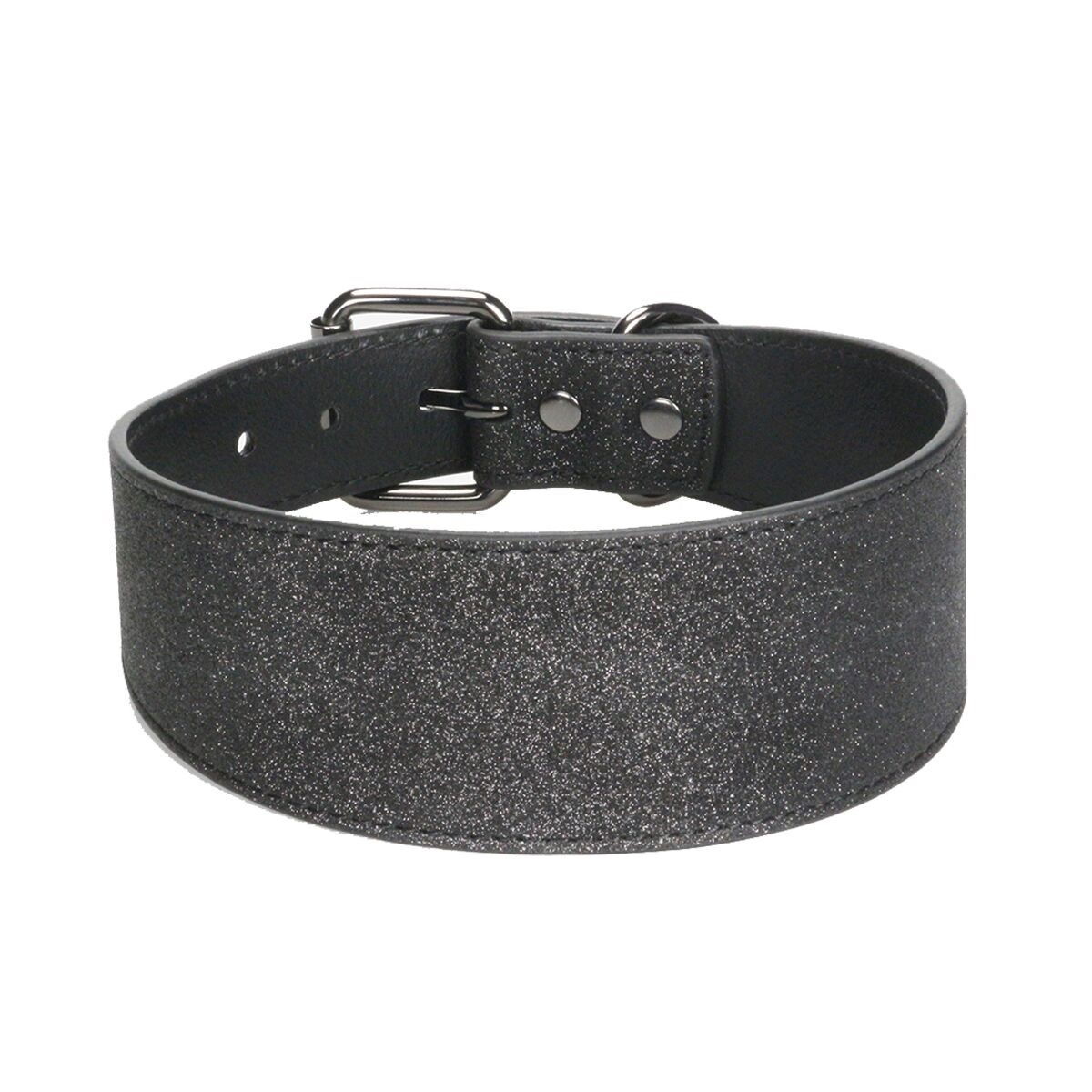 Collar of Sweden Black Glitter Collar Wide