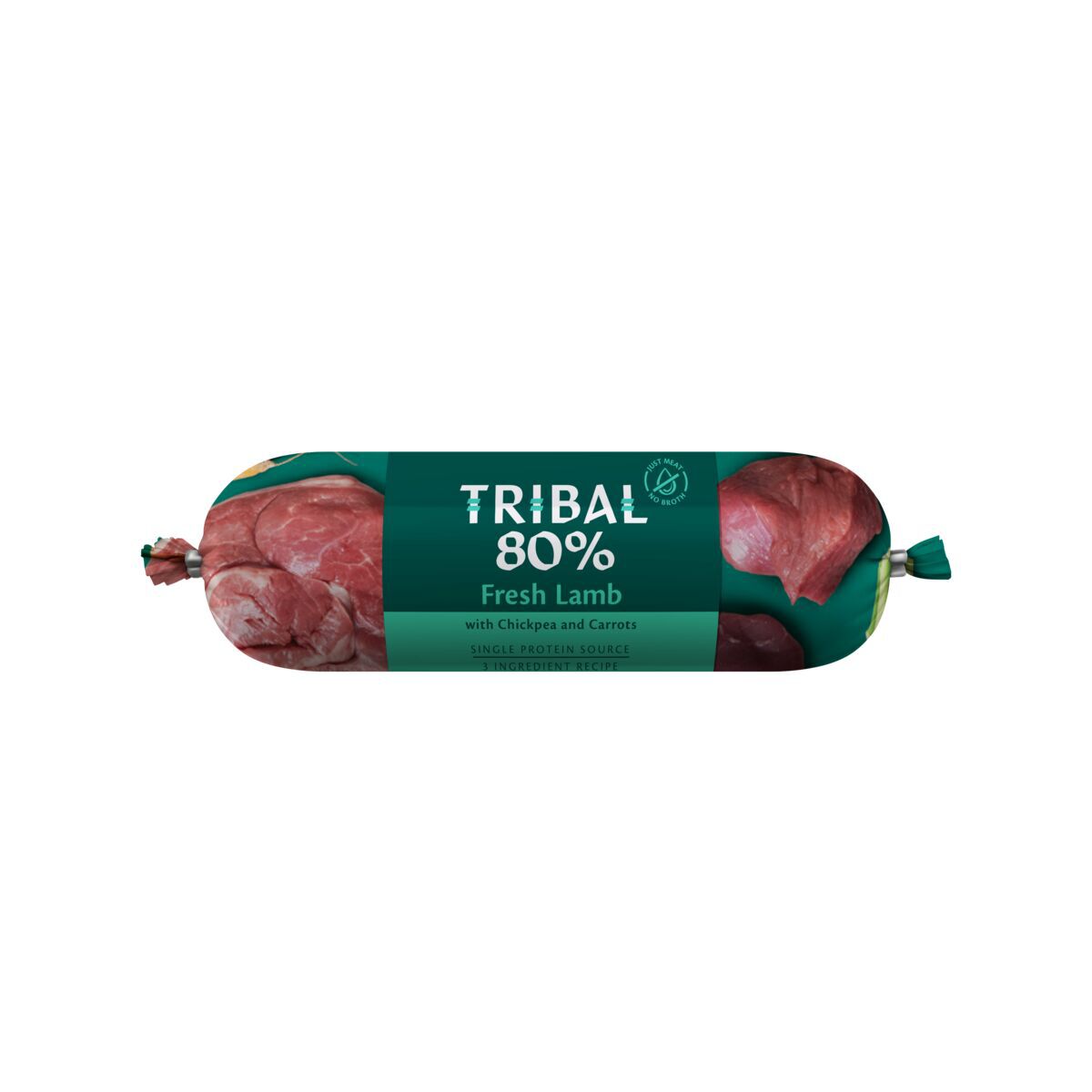 Tribal Dog 80% Lamb Sausage Hundfoder 300 g