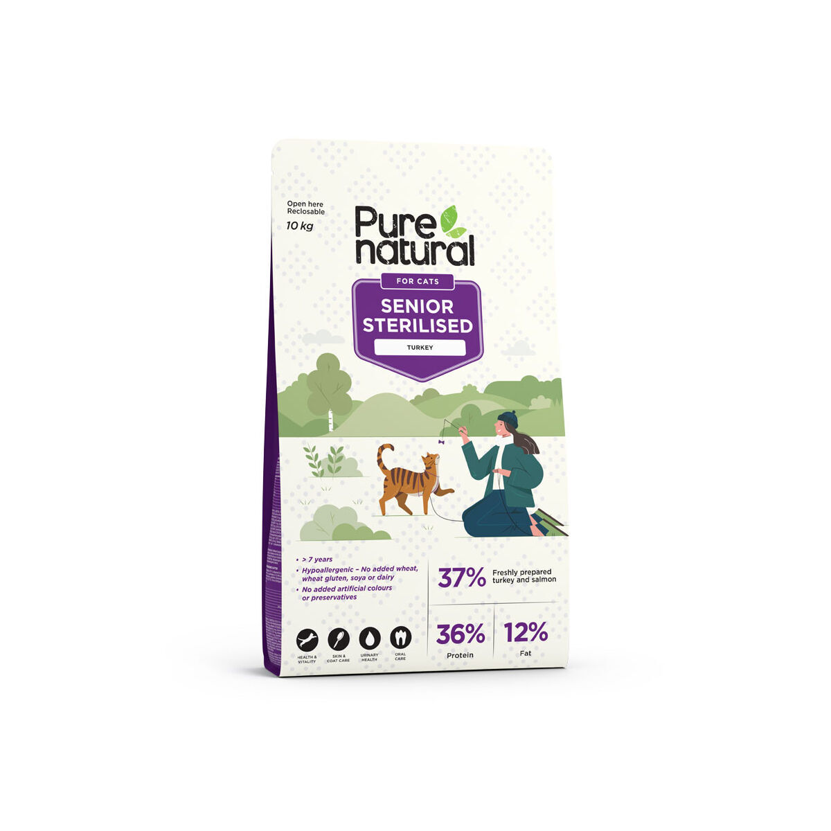 Purenatural Cat Senior Turkey