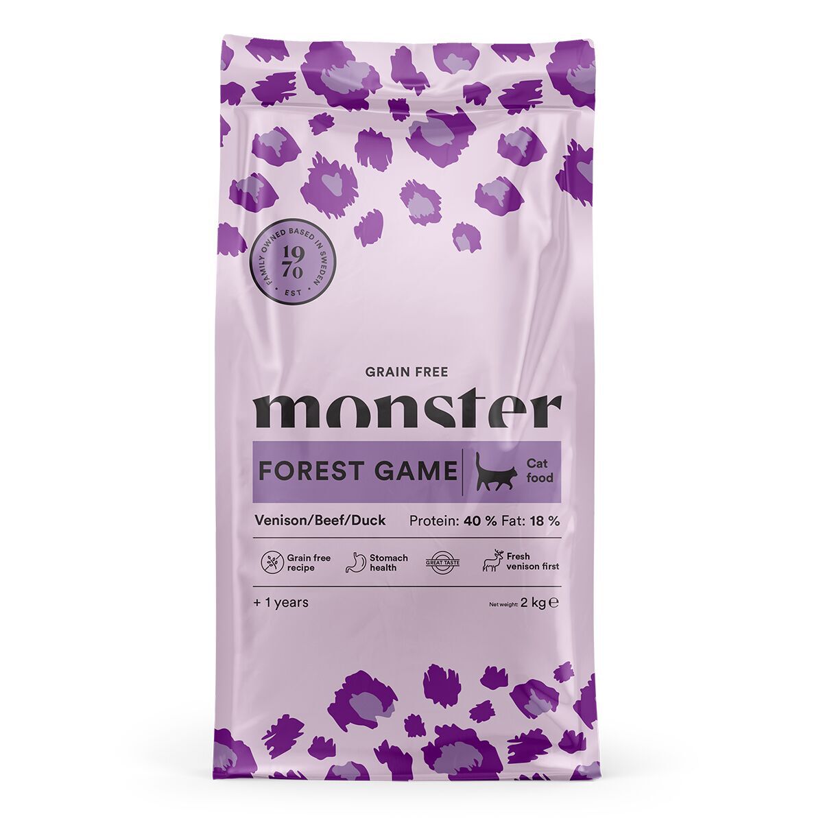 Grain Free Adult Forest Game Torrfoder till Katt - 2 kg