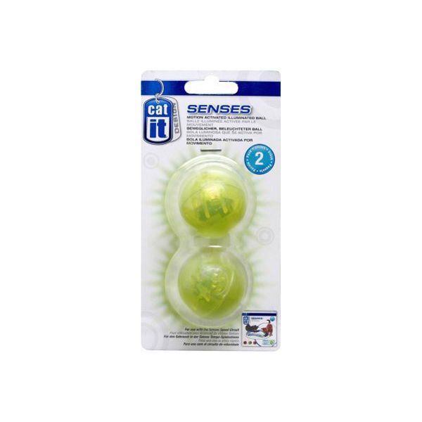 Ersättningsboll Catit Senses Speed Blinkande 2Pack