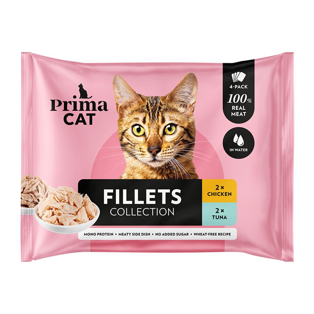 Prima Cat Tonfisk med Kyckling i s&aring;s
