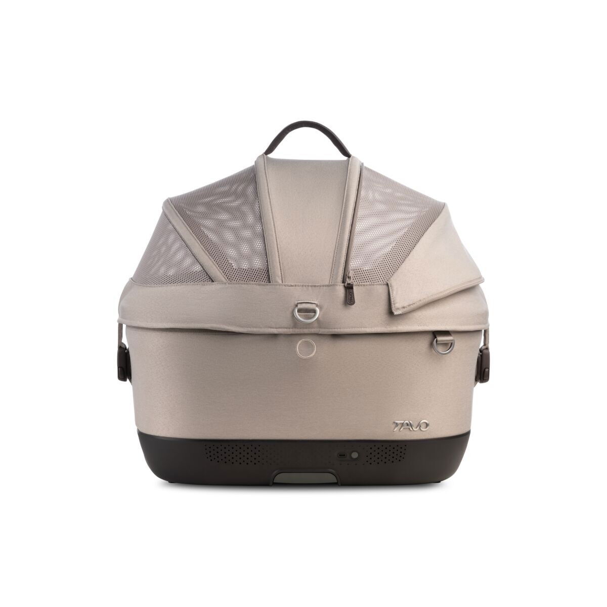 Tavo Maeve ISO5X Wind crash tested pet car seat with integrated ventilation system