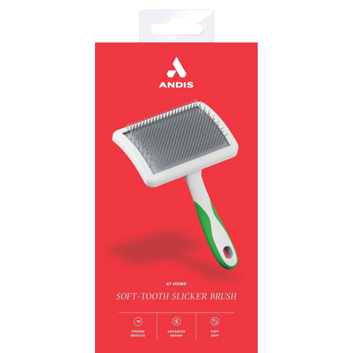 Andis soft-tooth slicker brush