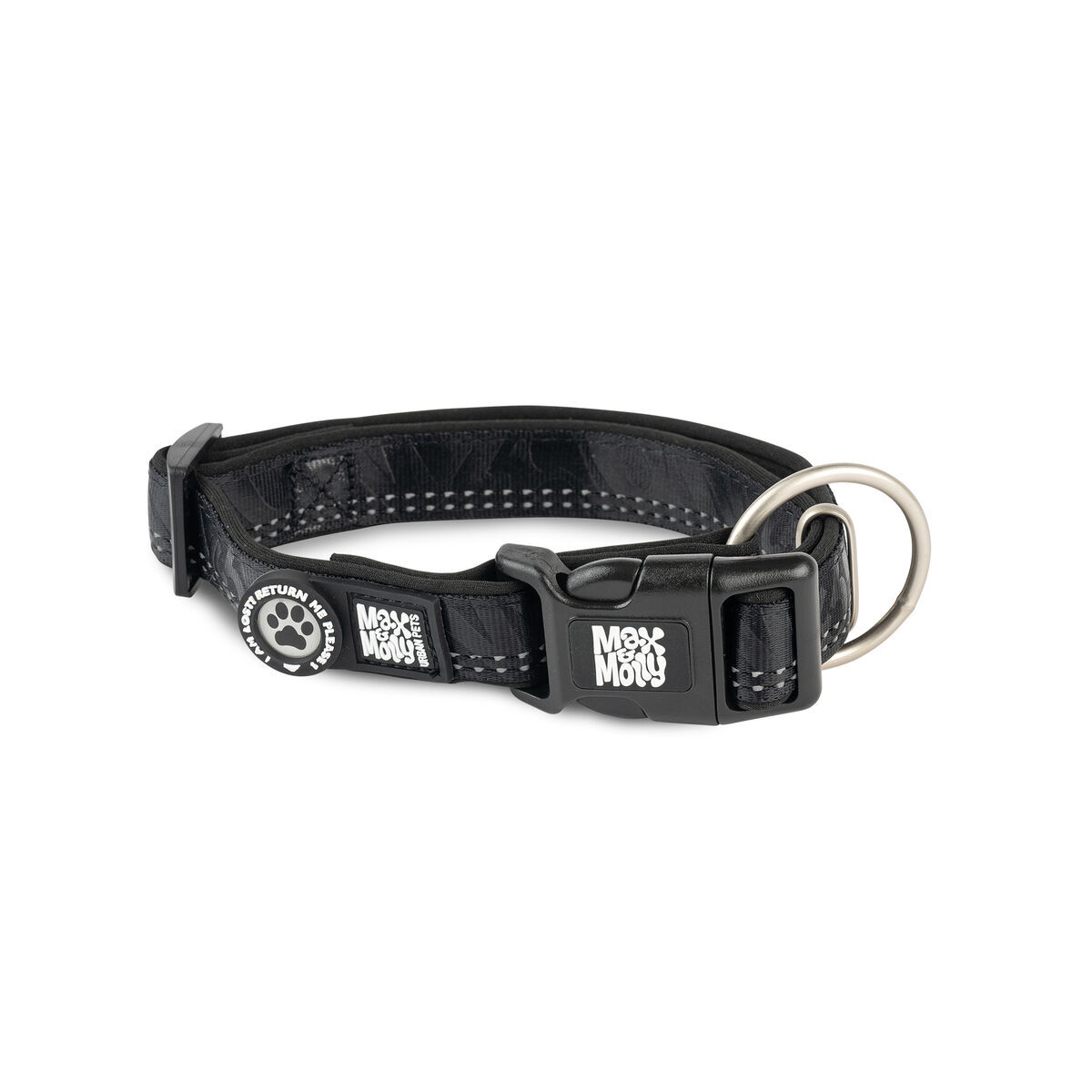 Max & Molly Smart ID Hundhalsband Matrix 2.0 Svart