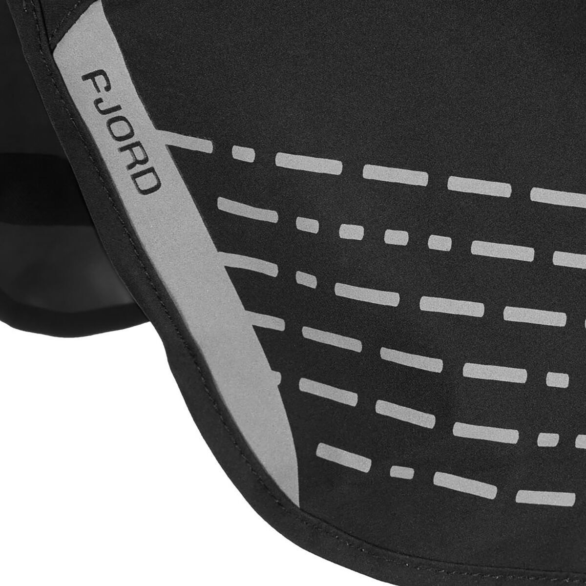 Non-Stop Fjord raincoat black/orange