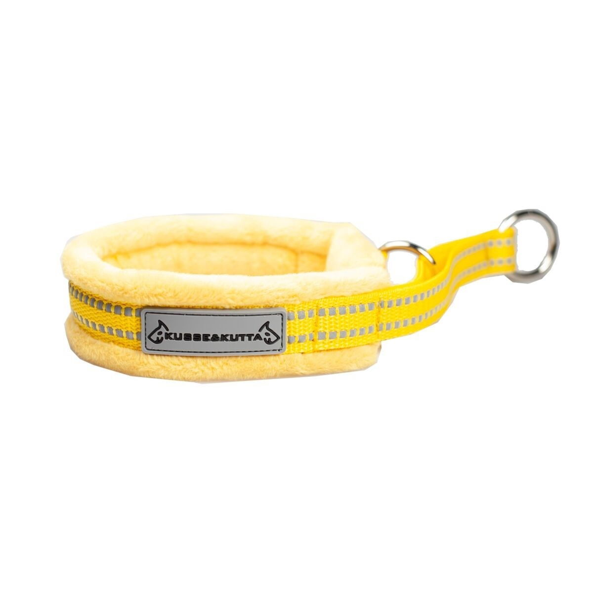 Kusse&Kutta half choke collar, yellow