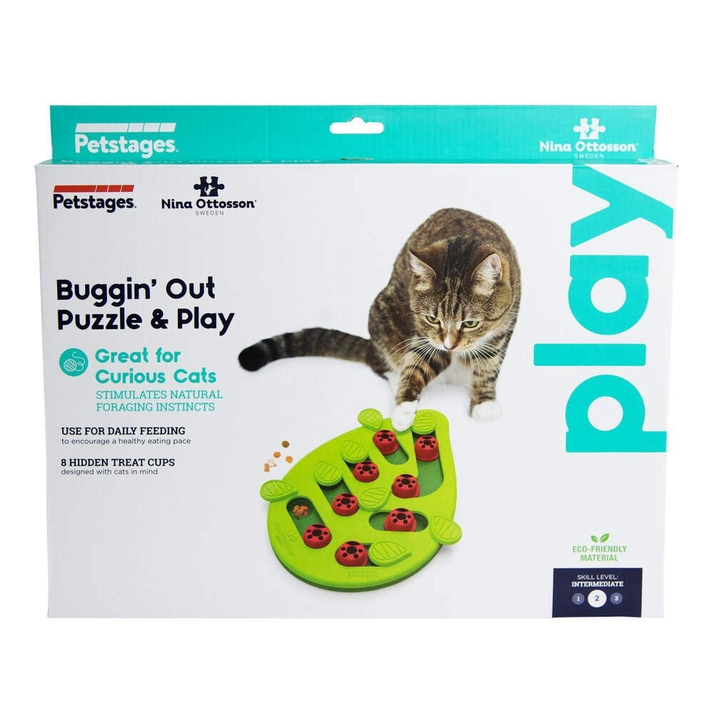 Nina Ottosson Cat Buggin’Out Puzzle & Play Green