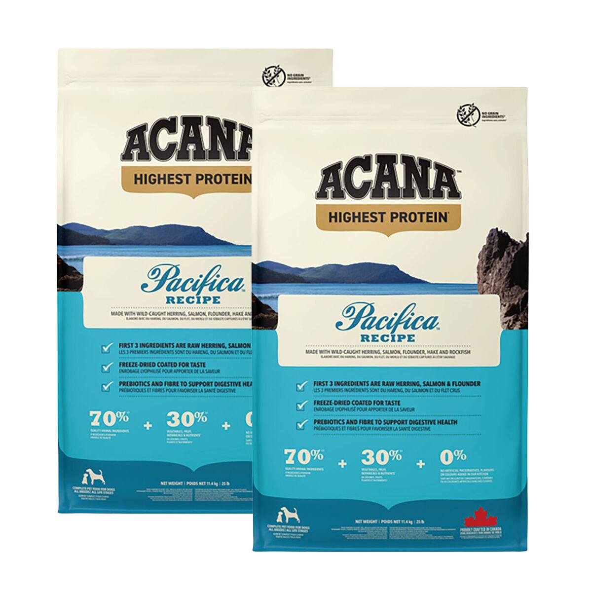 Acana Dog Pacifica Torrfoder till Hund  2x11,4 kg