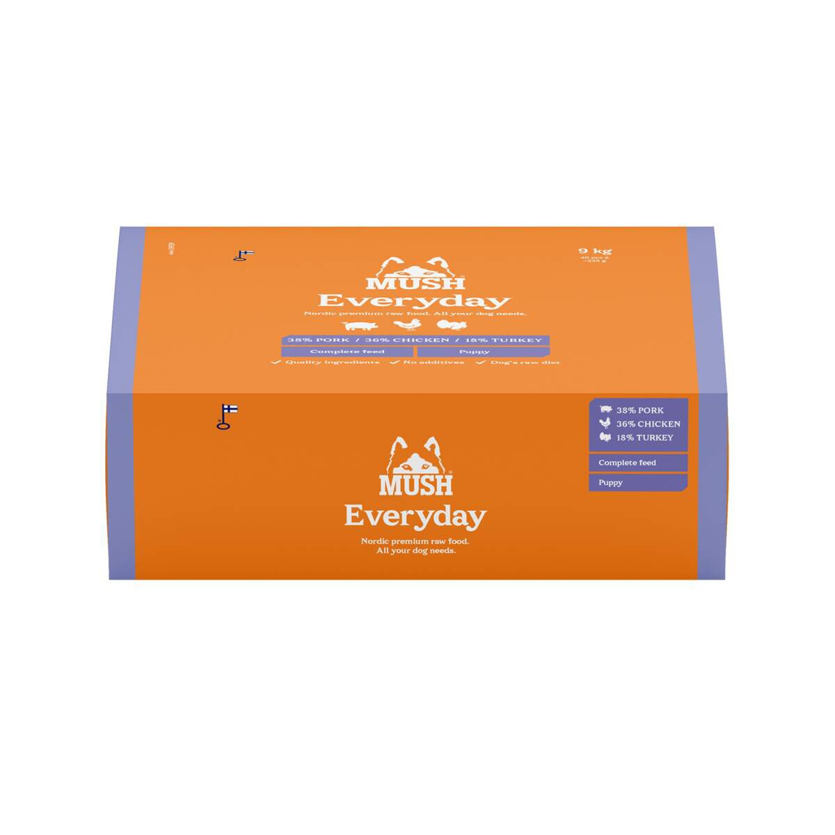 MUSH Everyday Lightpurple Pork-Chicken-Turkey Färskfoder till Valp