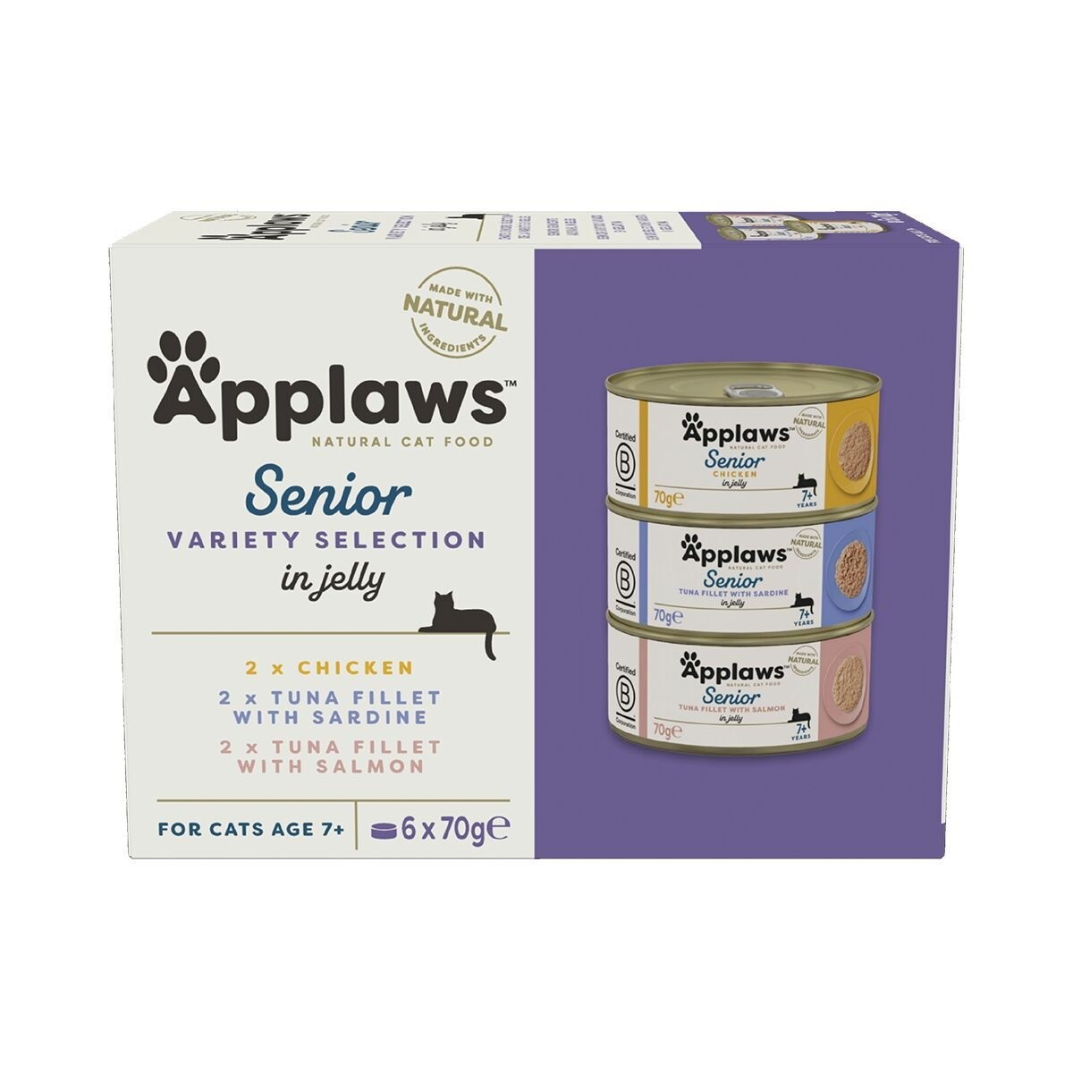 Applaws Multipack Senior in Jelly 6x70g