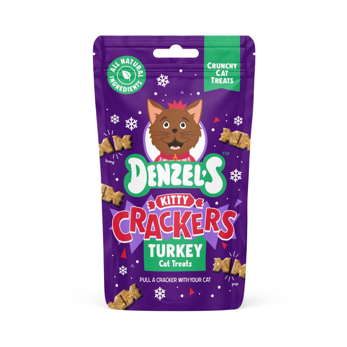 Denzel's Kitty Crackers Julgodis till Katt 50 g