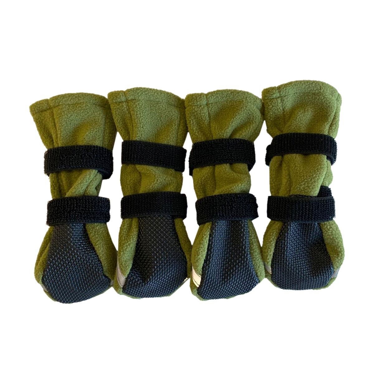 HALLA Reflective Soft Booties, green