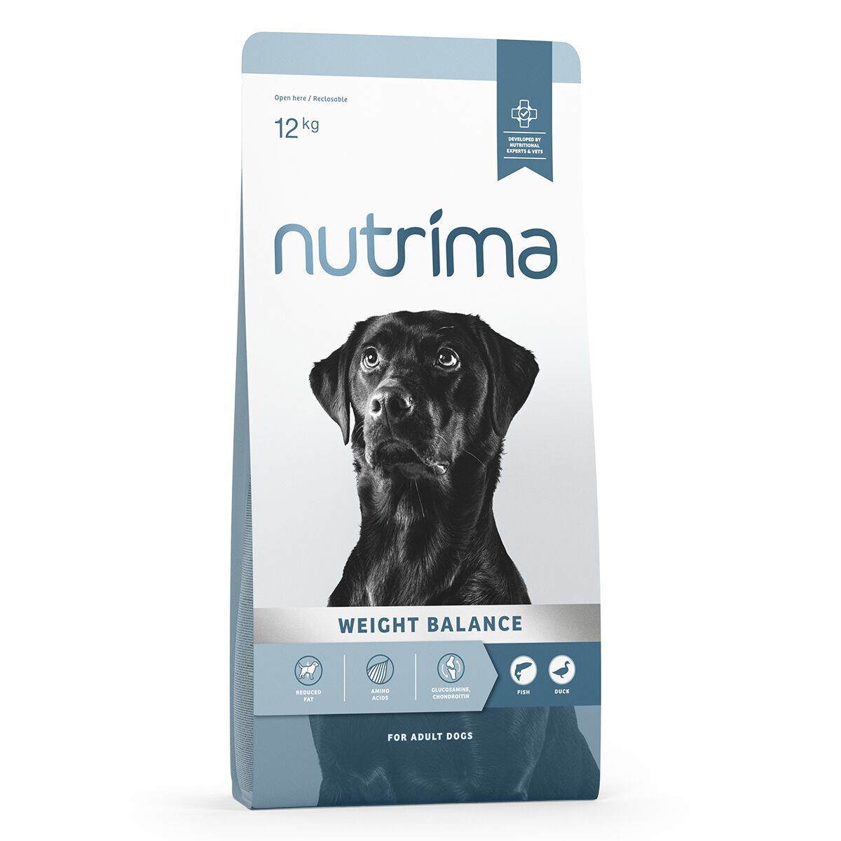 Nutrima Dog Adult Weight Balance Fish & Duck Torrfoder till Hund