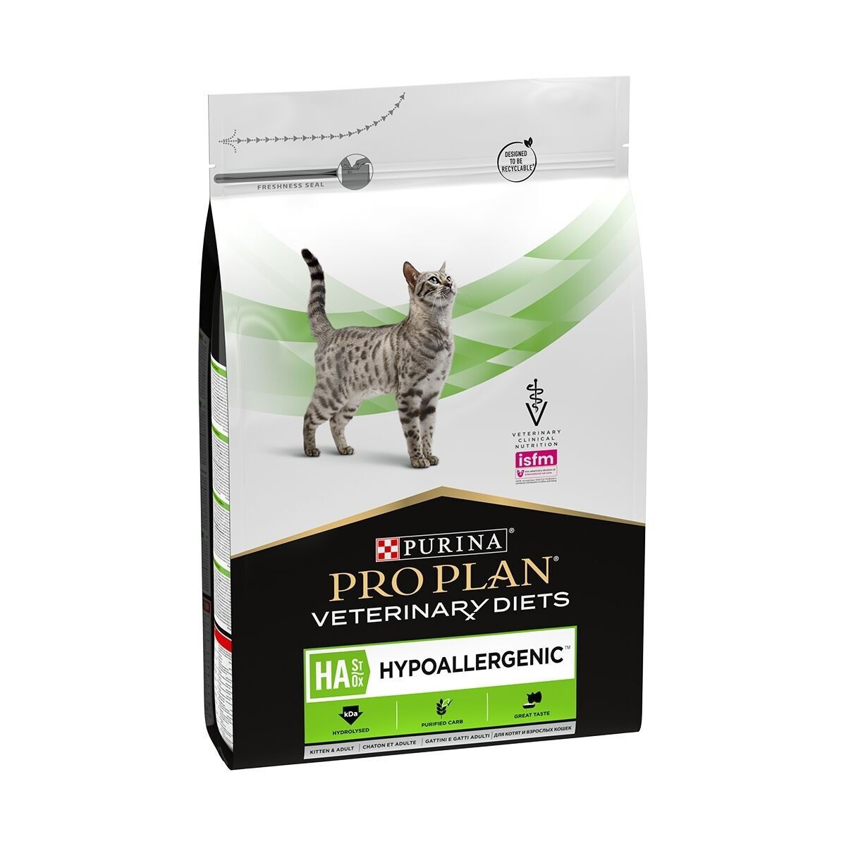 Purina Pro Plan Veterinary Diets Cat HA Hypoallergenic | Veterinärfoder - Veterinärfoder till katt - Veterinärfoder för foderallergi hos katt | DogStyle