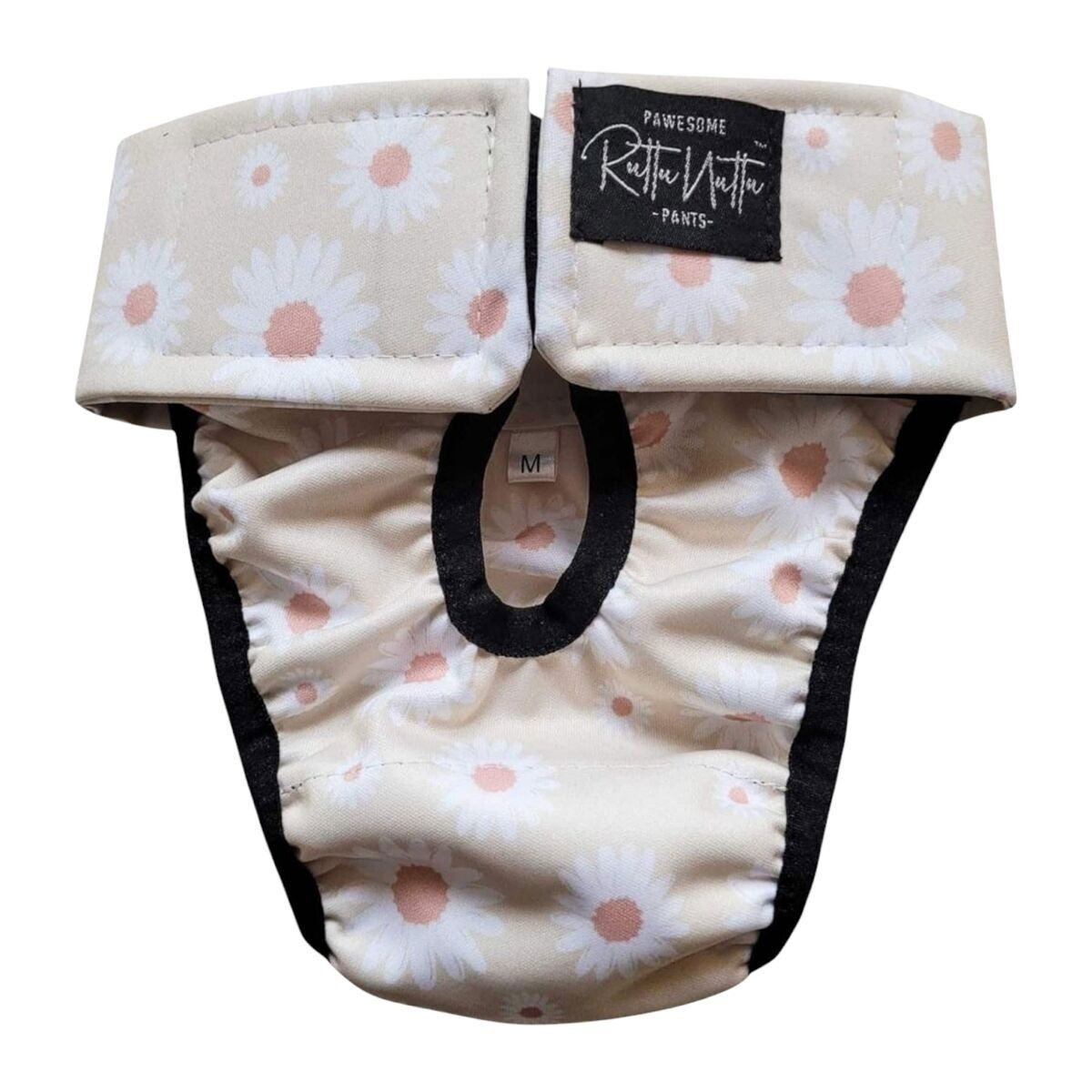 RuttuNuttu heat pants wraparound, daisies beige