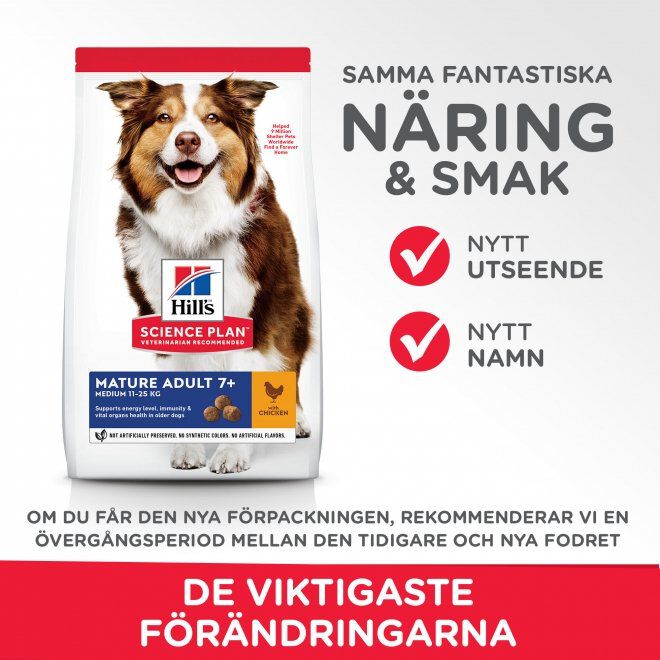 Hill's Science Plan Dog Mature 7+ Chicken