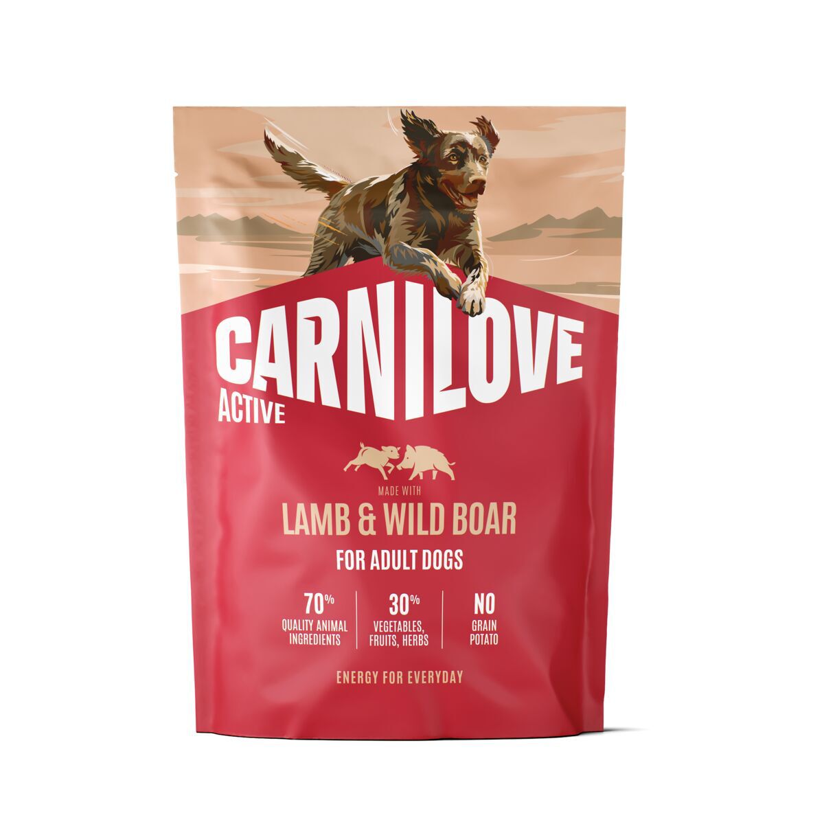 Carnilove Dog Adult Active Lamb & Wild Boar Torrfoder till Hund