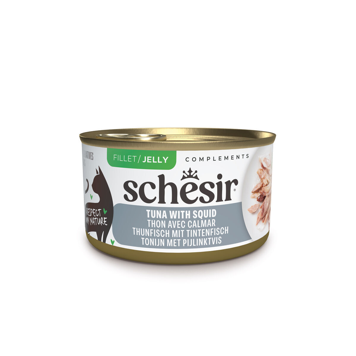 Schesir Complements Tuna with Squids in Jelly 70 g