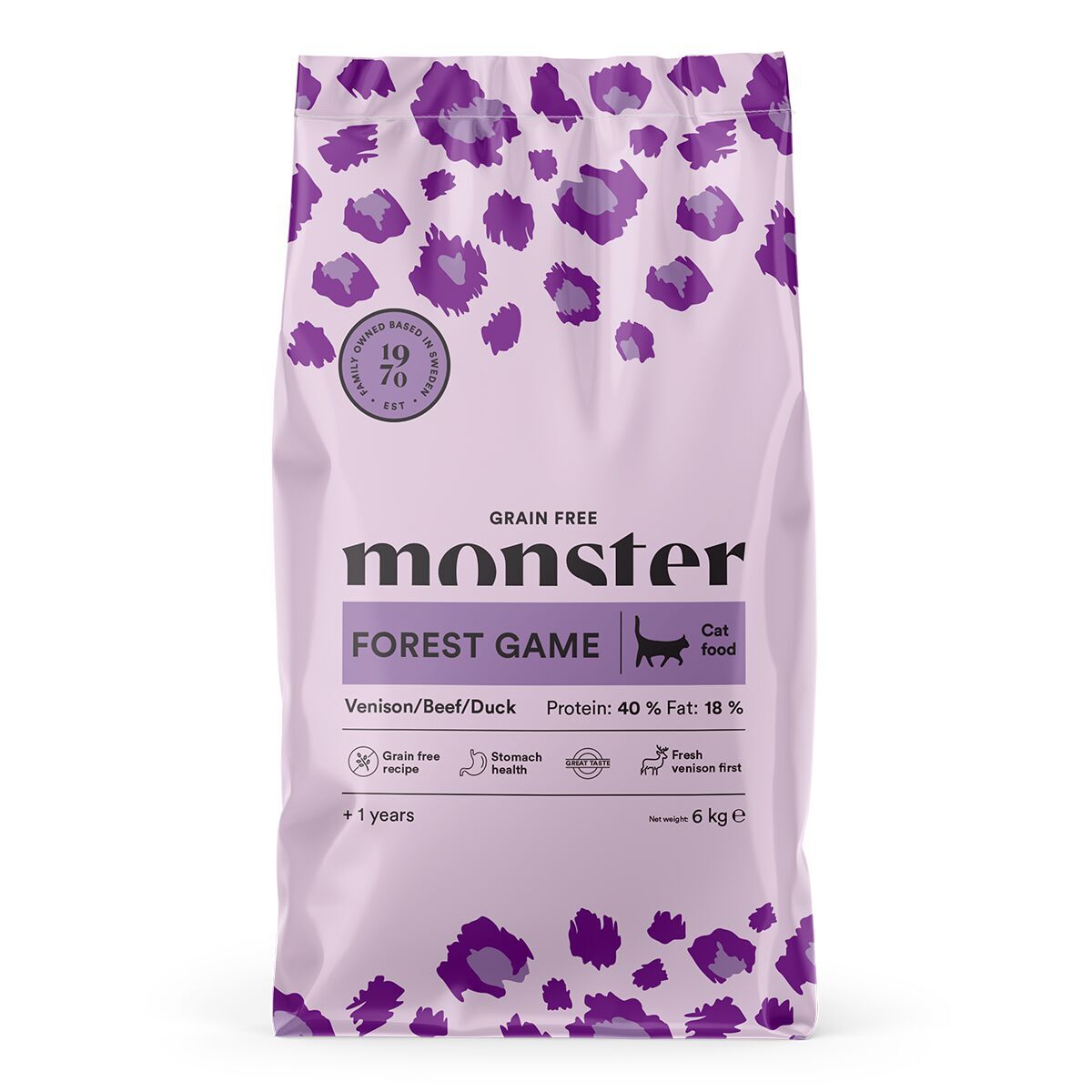 Monster Cat Adult Grain Free Forest Game Torrfoder till Katt