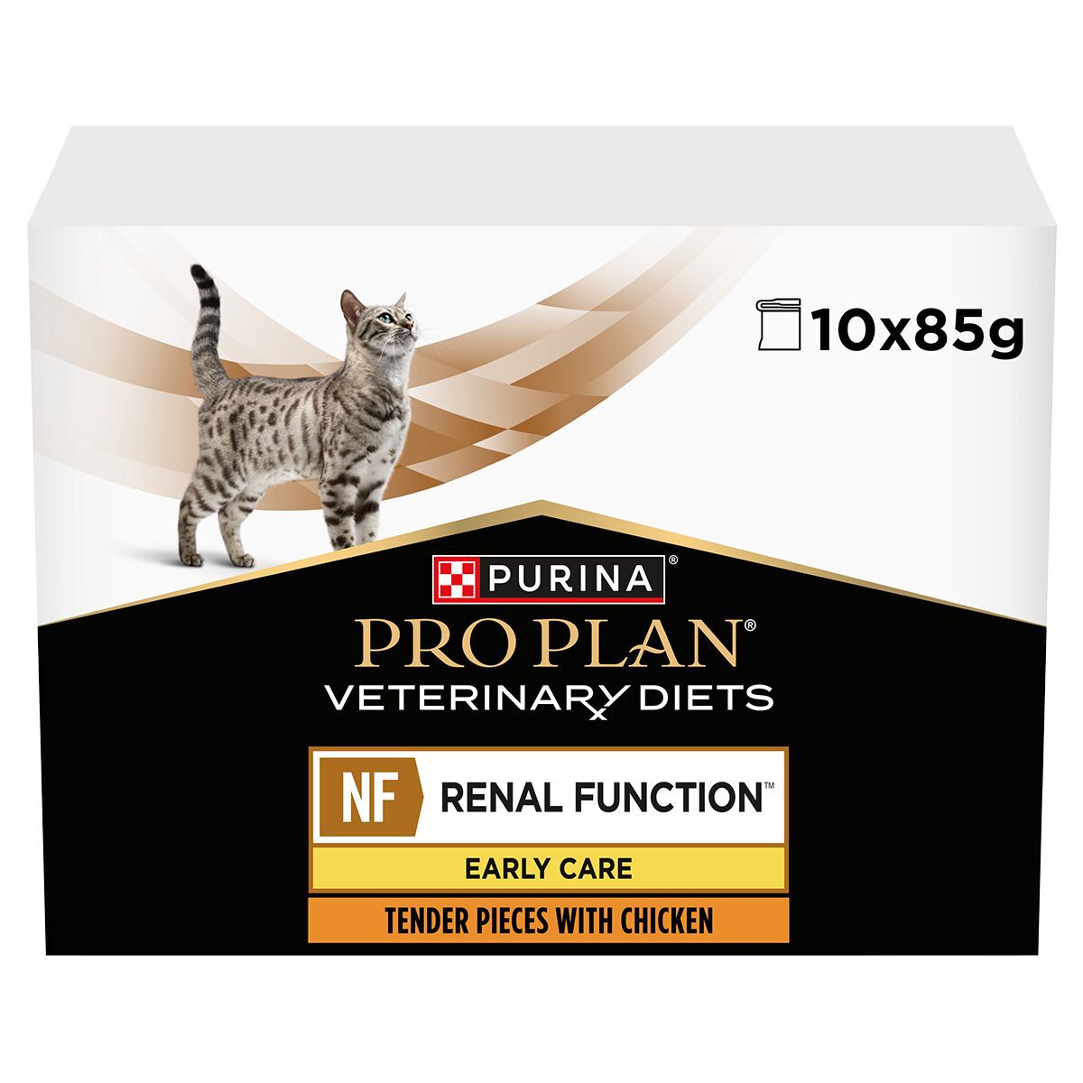 Purina Pro Plan Veterinary Diets Feline NF Renal Functionarly Care Chicken 10x85 g