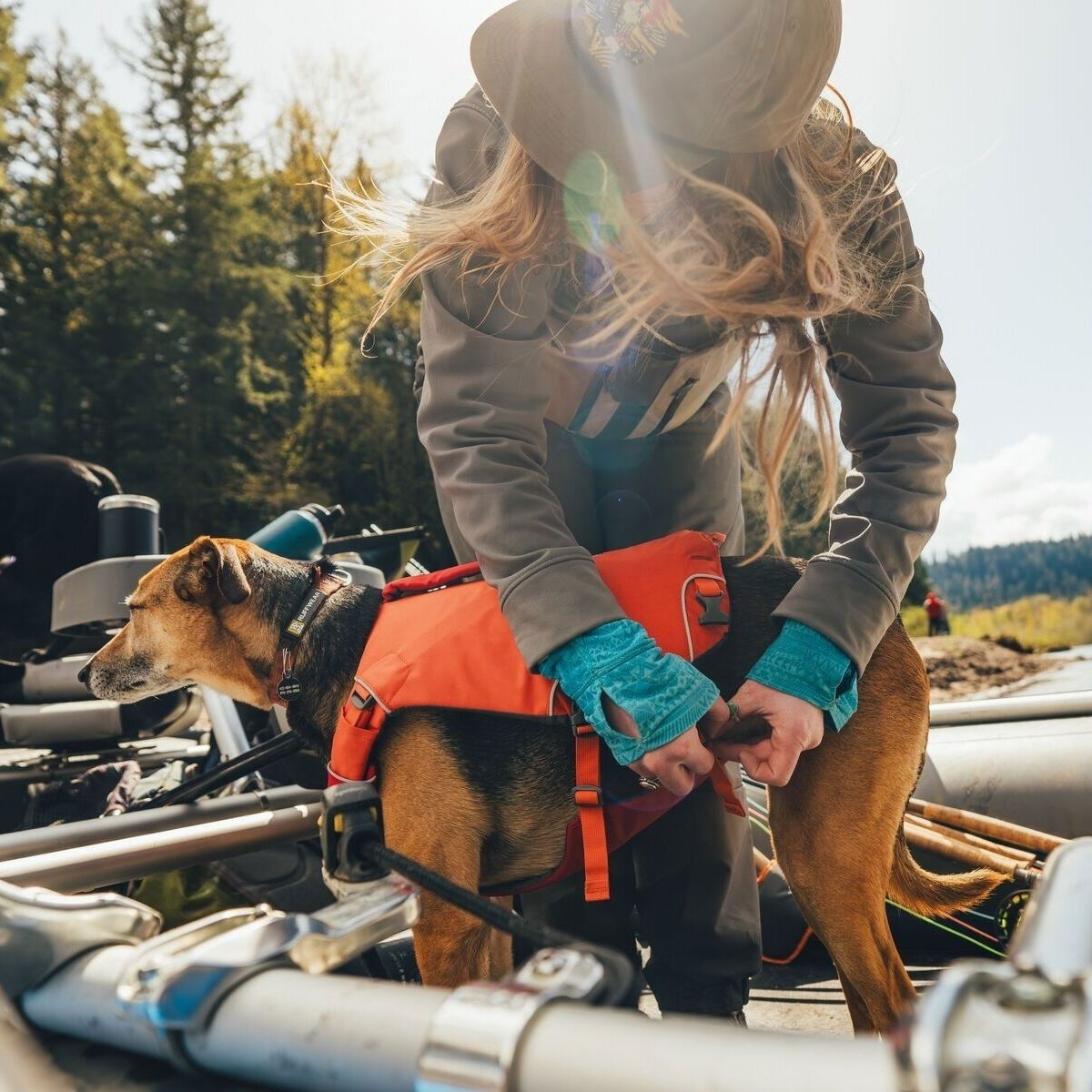 Ruffwear Confluence life jacket, Tangelo Orange
