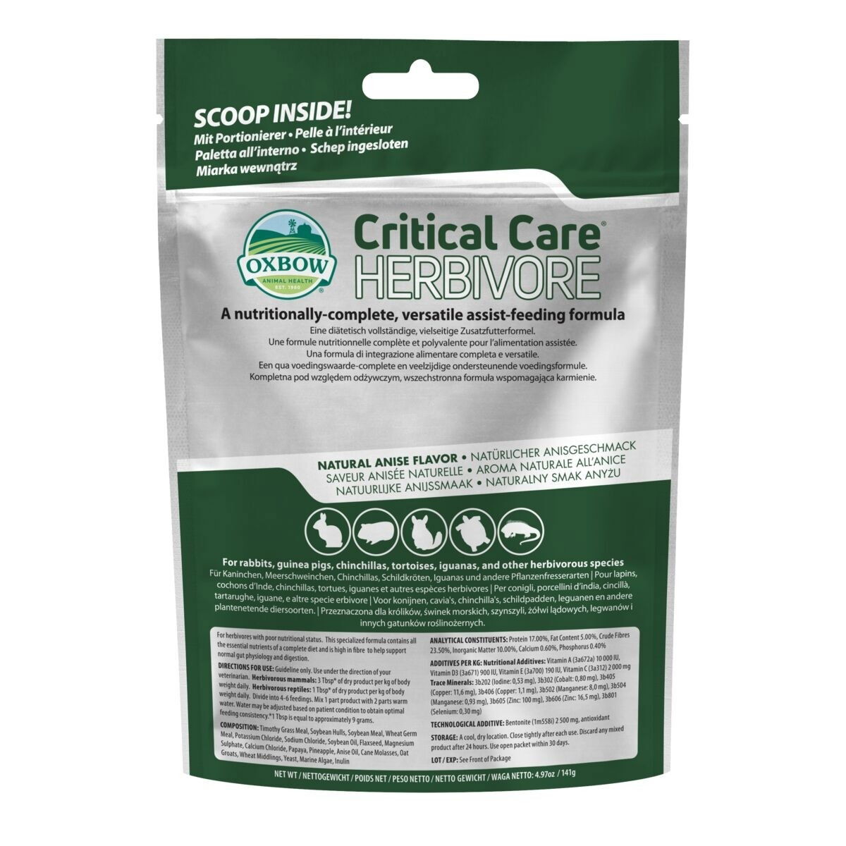 Oxbow Critical care Herbivore Anise 