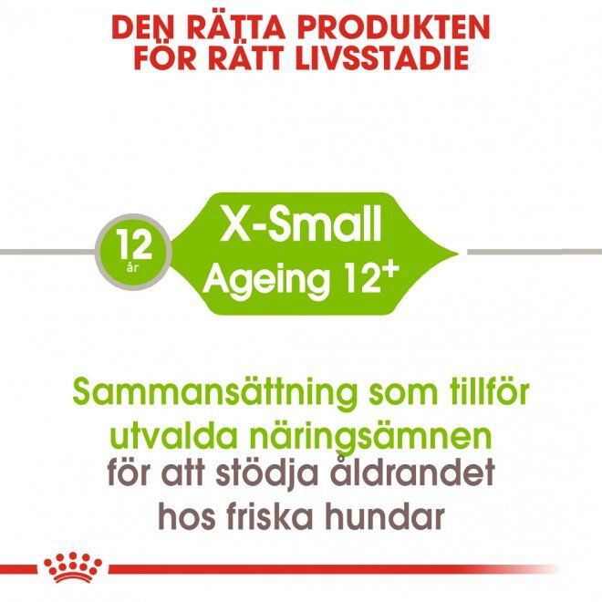 Royal Canin X-small Ageing 12+ torrfoder för hund