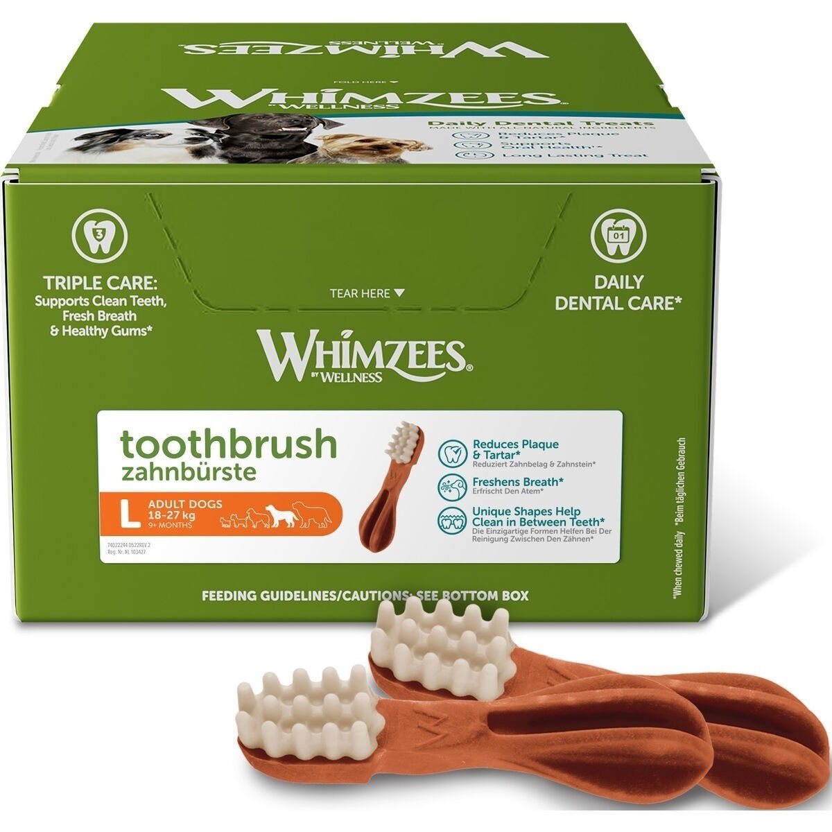 Whimzees Tugg Tandborste
