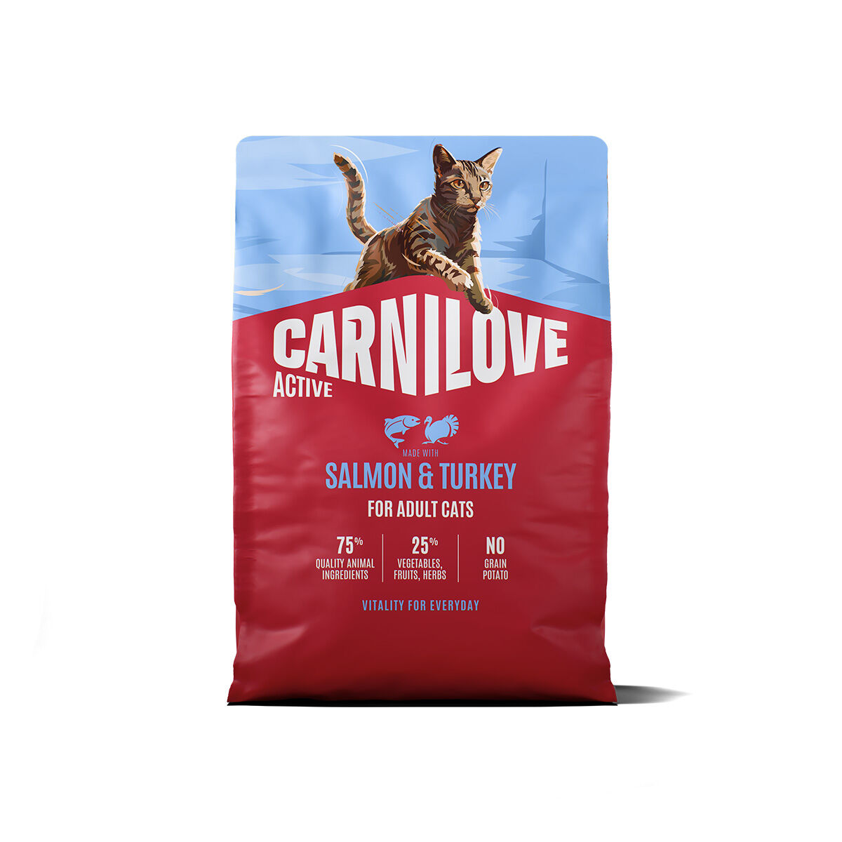 Carnilove Cat Adult Active Salmon & Turkey Torrfoder till Katt