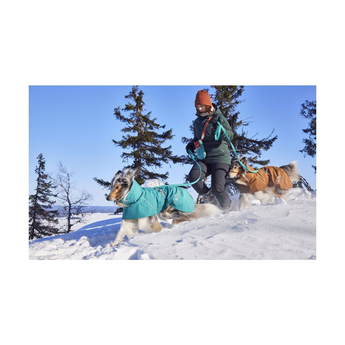 Hurtta Monsoon Coat II ECO peacock