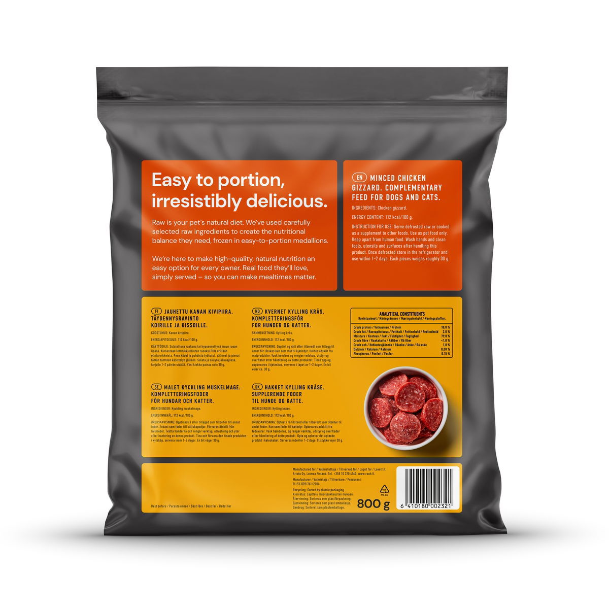 Nutriment by Rauh! Chicken gizzard 800g