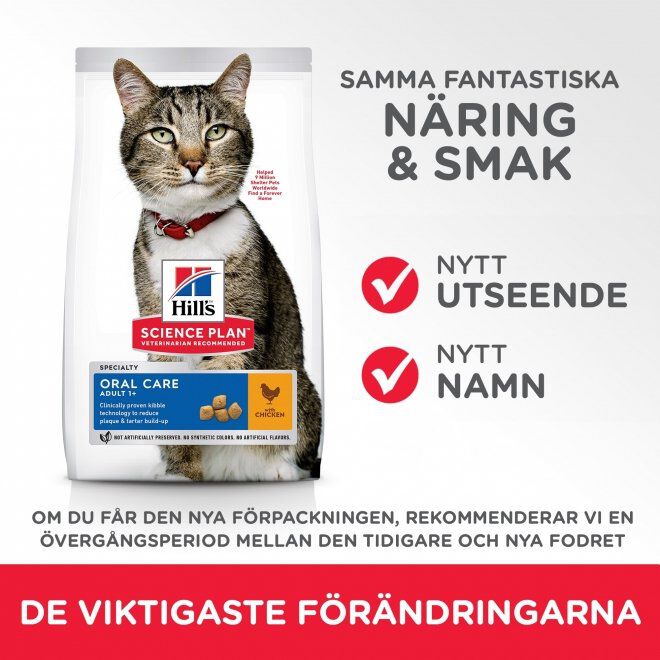 Hills Science Plan Feline Adult Oral Care