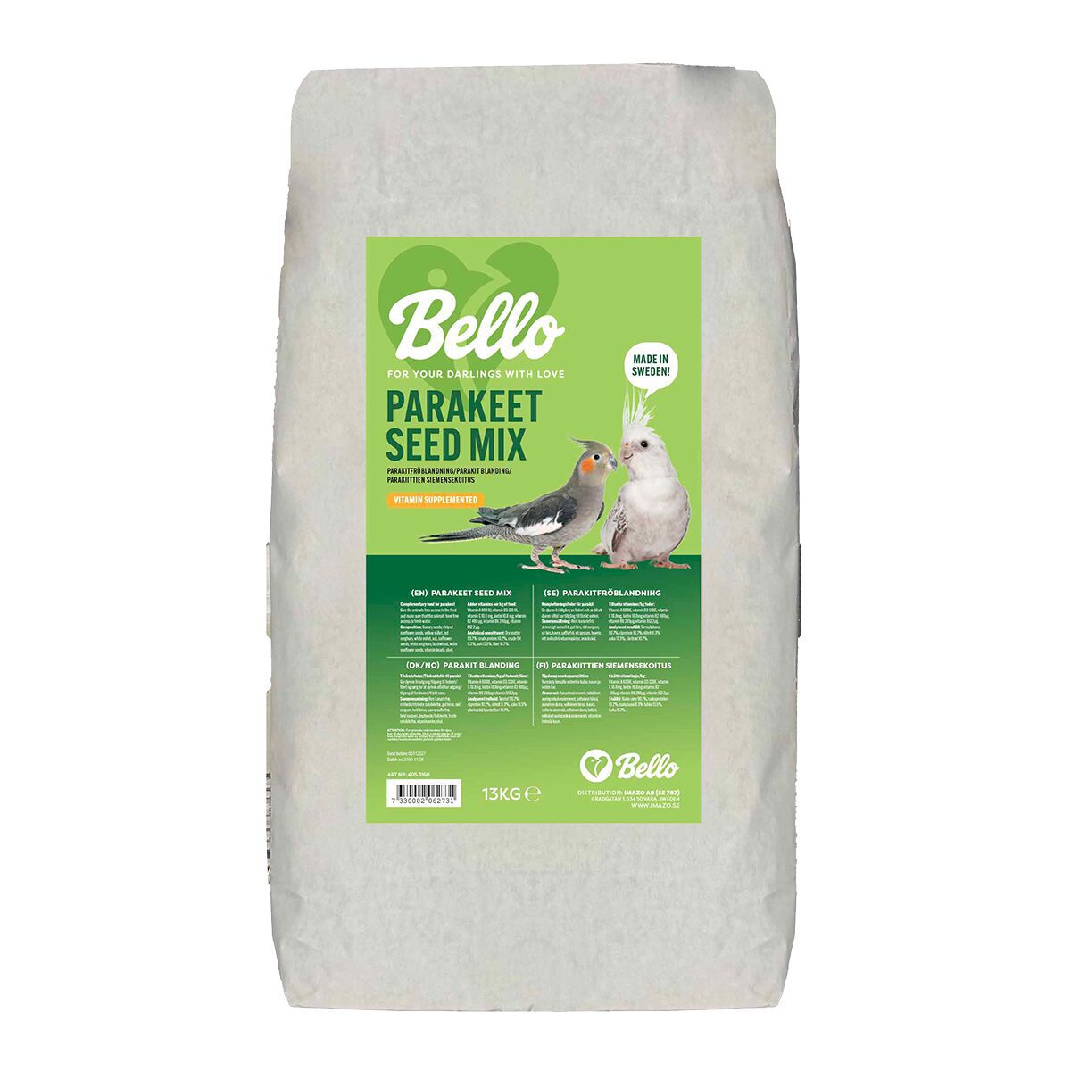 Bello Parakeet Seed Mix Fågelmat till Små Parakiter | Övriga djur - Fågel - Fågelmat | DogStyle