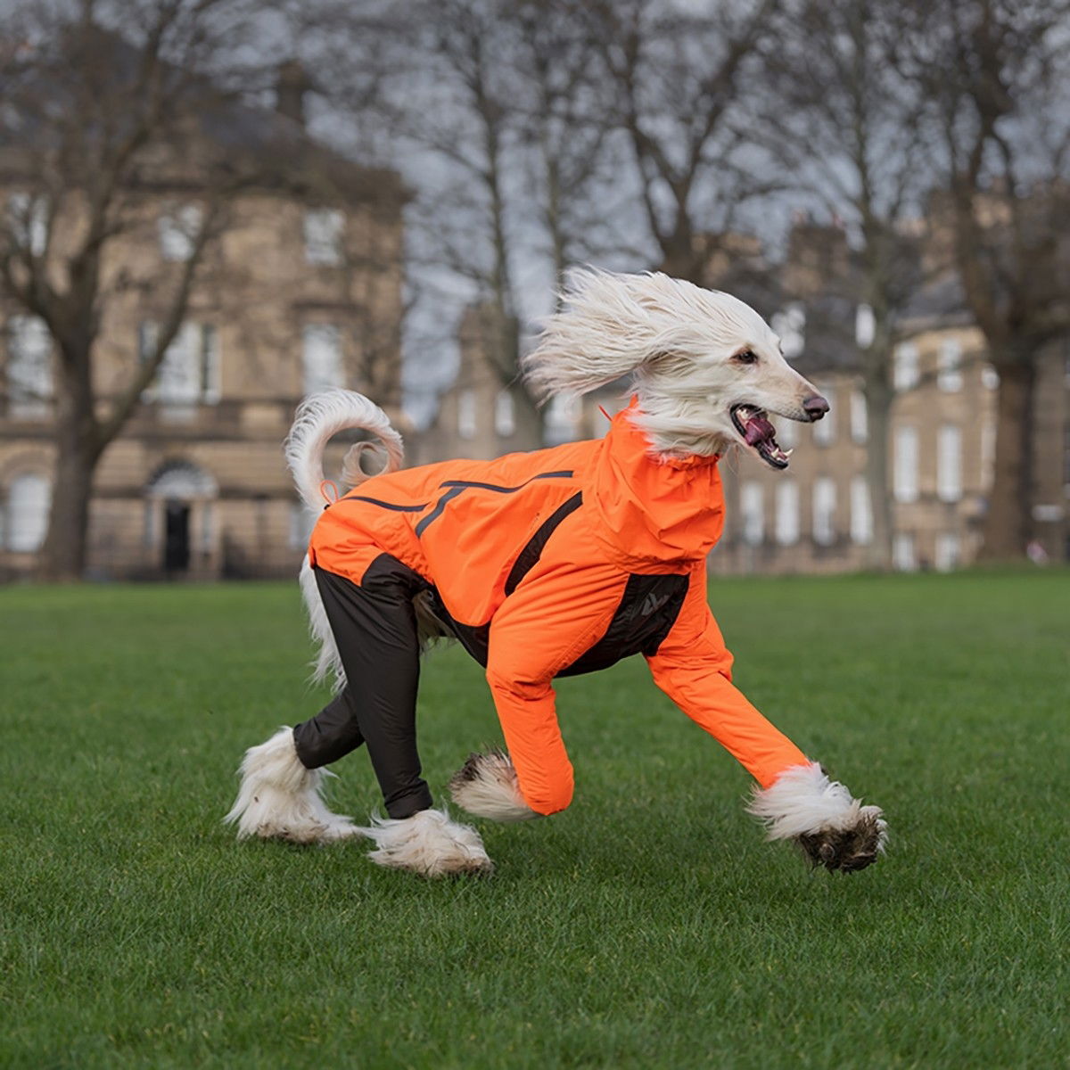Non-stop dogwear Fjord overall raincoat 2.0 orange