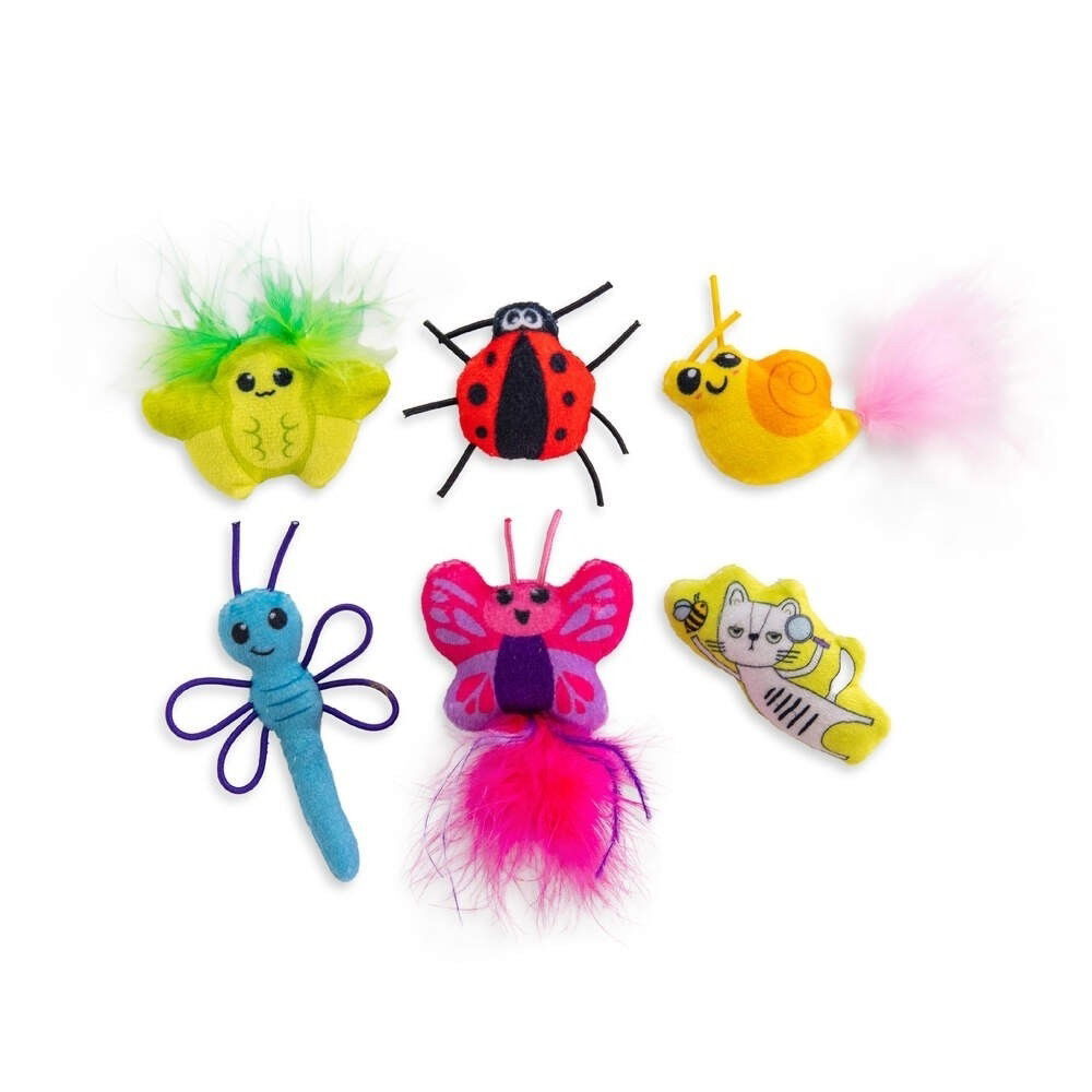 Catstages Cute As A Bug toys 6-pack