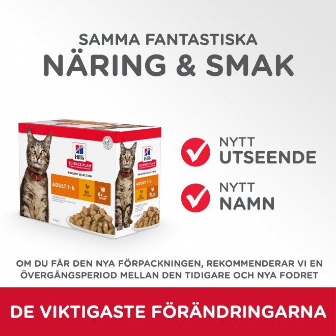 Hill's Science Plan Cat Chicken & Turkey 12x85 g