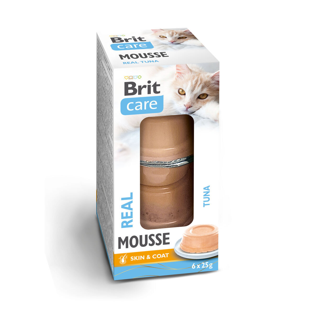 Brit Care Cat Mousse Real Tuna Våtfoder till Katt 6x25 g
