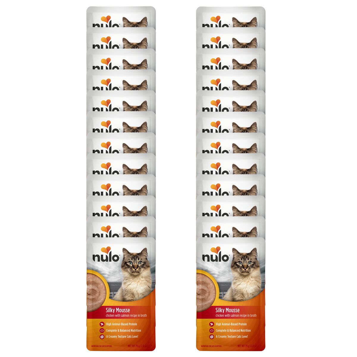 Nulo Silky Mousse Cat Chicken with Salmon in Broth pouch 79g