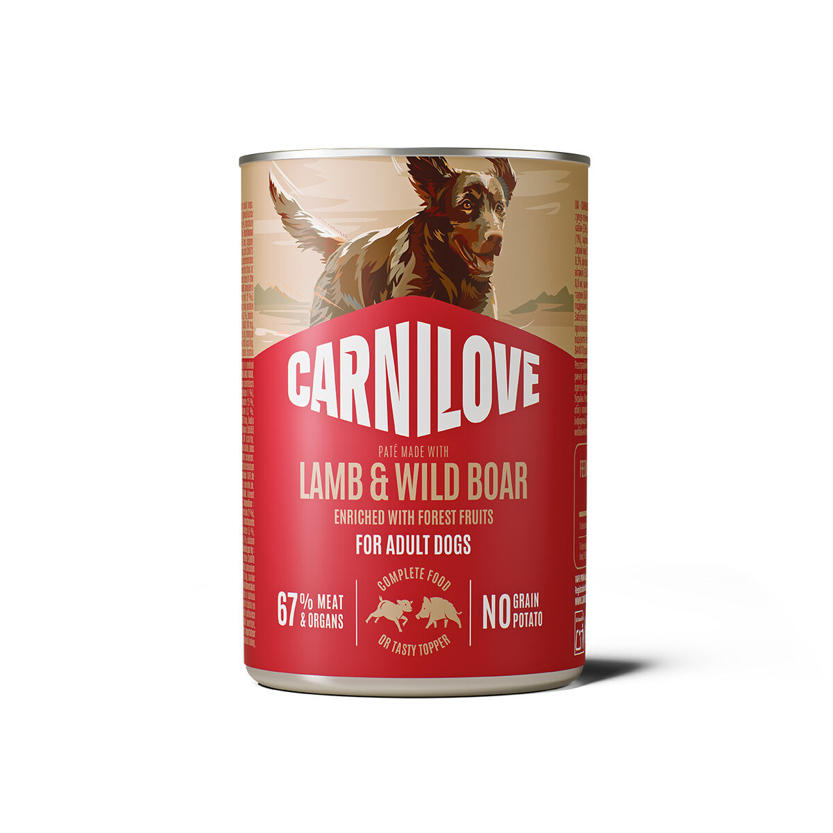 Carnilove Dog Adult Lamb & Wild Boar Paté Våtfoder till Hund 400 g | Varumärken - Carnilove - Carnilove hundmat | DogStyle