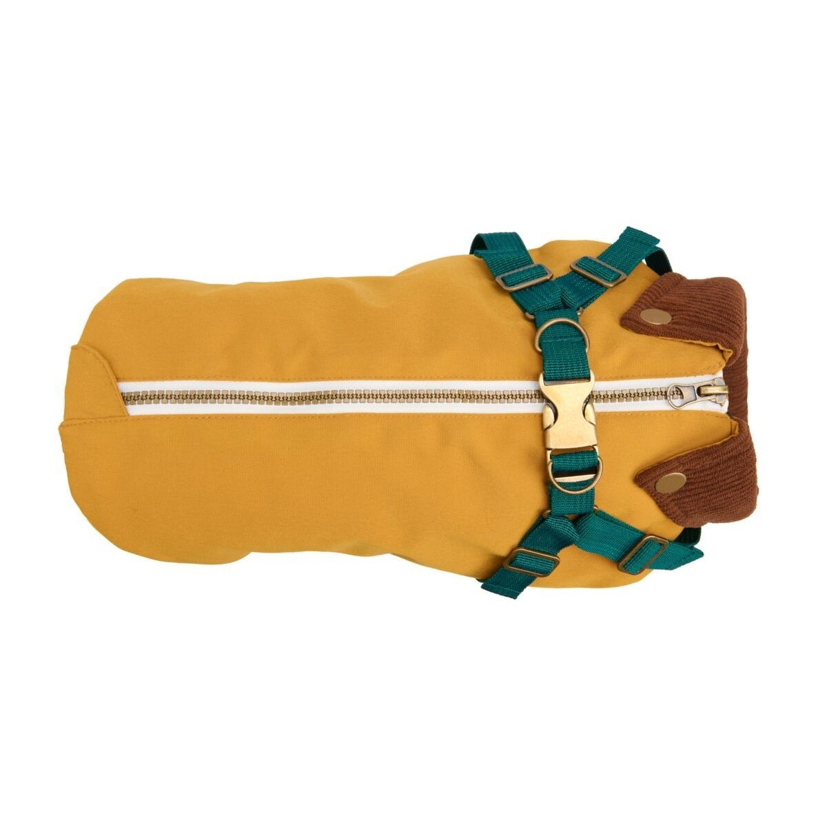 Basic Premium Aiko Hundjacka Gul/Brun