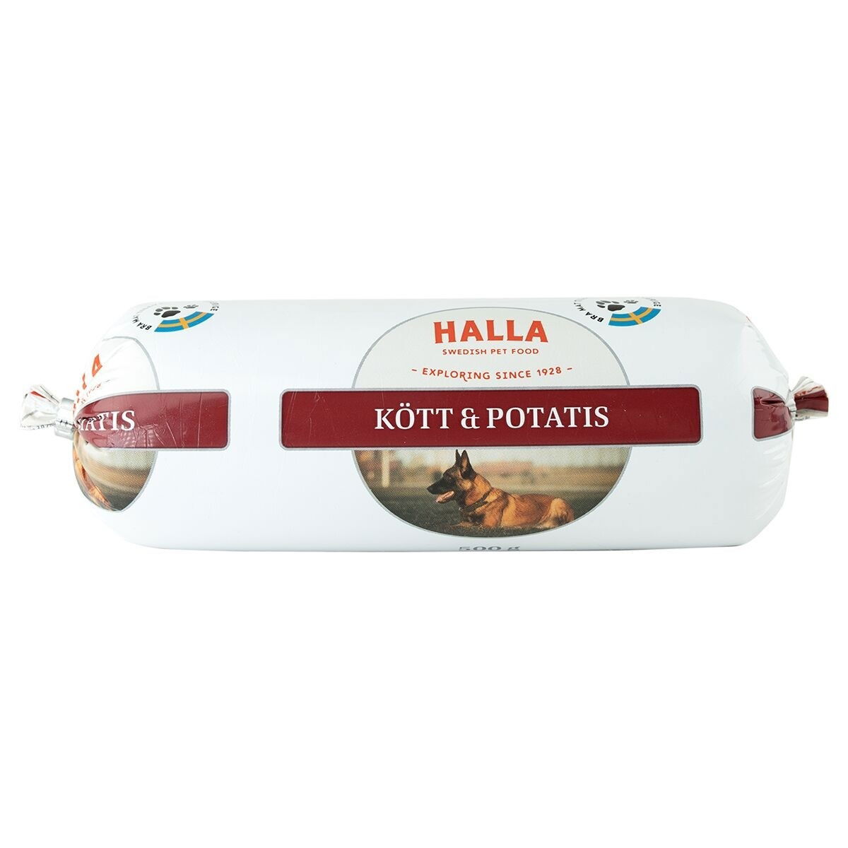 Halla Färskfoder Kött & Potatis  500 g