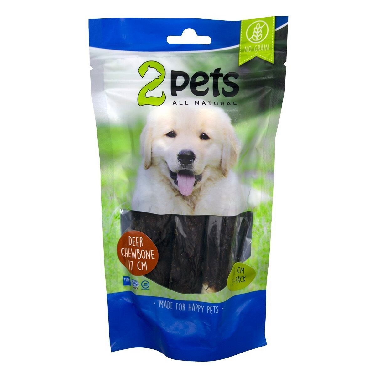 2pets Tuggpinne med Hjort 17 cm