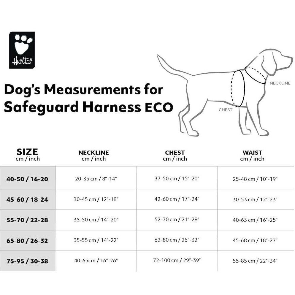 Hurtta Safeguard Harness ECO blackberry
