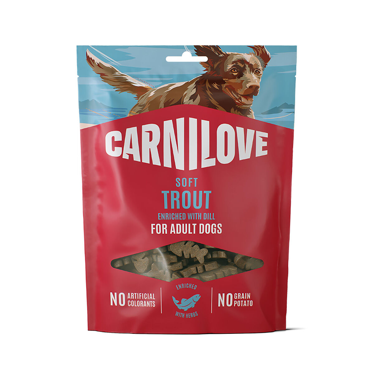 Carnilove Dog Soft Snack Trout enriched with Dill - 200 g