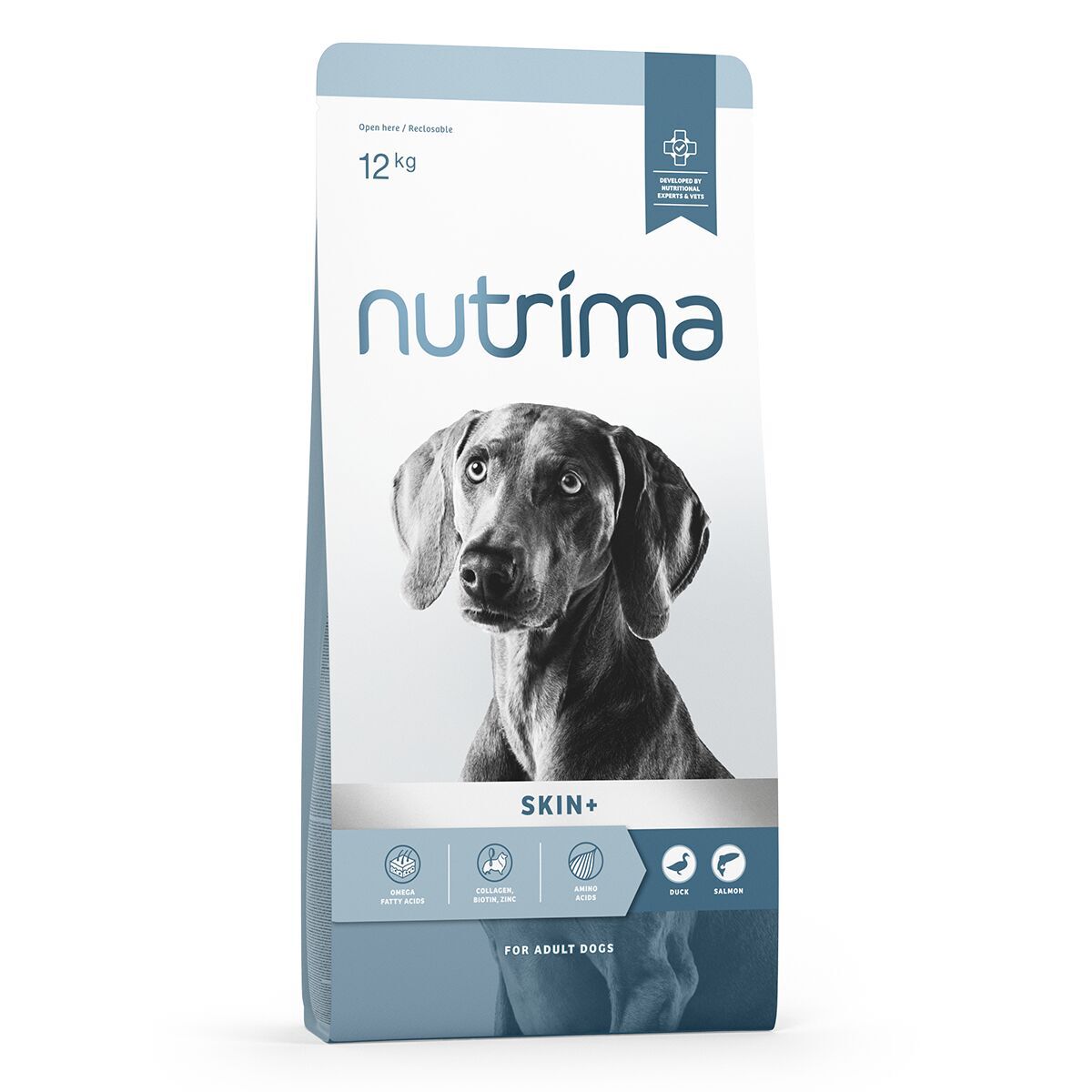 Nutrima Dog Adult Skin+ Duck & Salmon Torrfoder till Hund