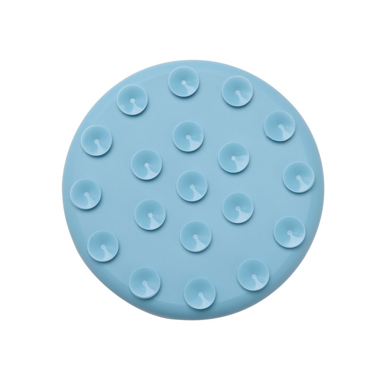 Little&Bigger Tasty enrichment plate swirl light blue