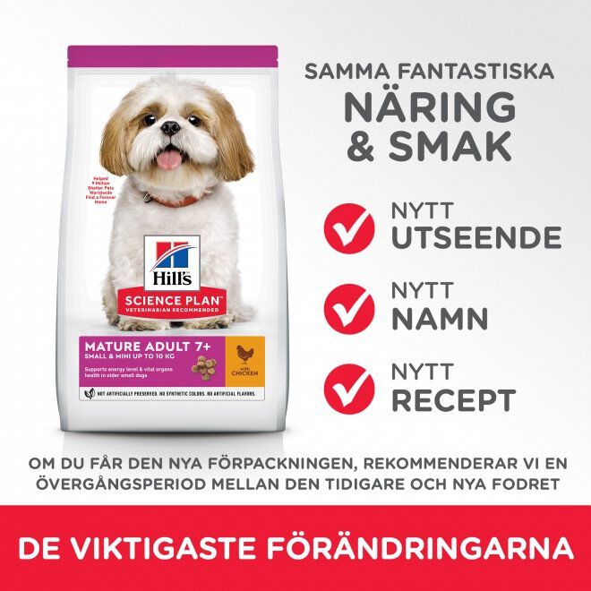 Hill's Science Plan Dog 7+Mature Small & Mini