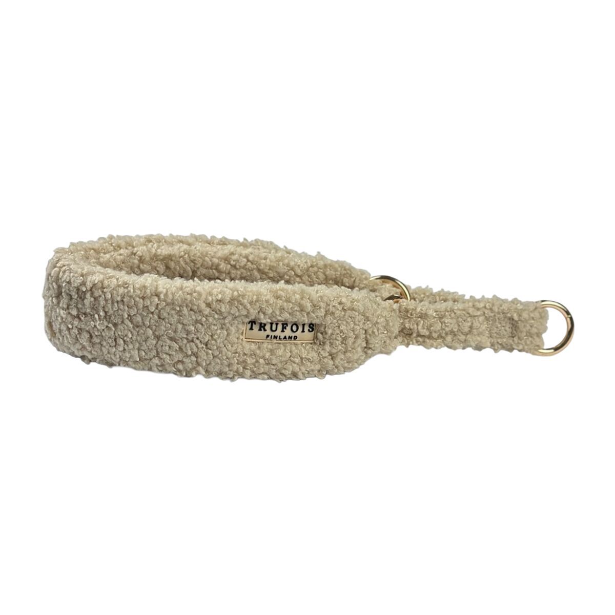 Trufois Brett Hundhalsband Halvstryp Teddy Beige